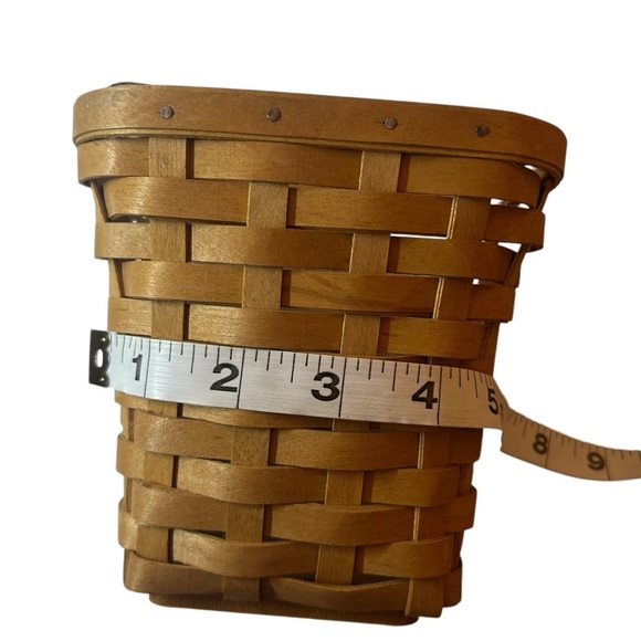 Longaberger basket small tapered brown liner - Picture 7 of 9